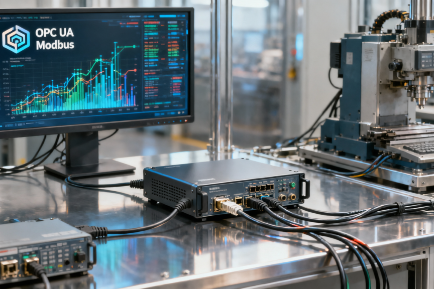 OPC UA 与 Modbus 融合采集方案在柔性产线中落地，降低集成成本